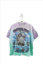 Load image into Gallery viewer, X - Vintage 2001 Grateful Dead Ship of Fools Tye Die Fruit Of The Loom Tee
