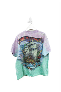 X - Vintage 2001 Grateful Dead Ship of Fools Tye Die Fruit Of The Loom Tee