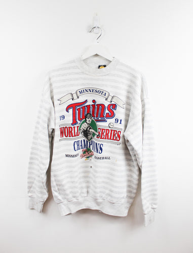 CustomCat Detroit Tigers Vintage MLB Crewneck Sweatshirt Ash / 3XL