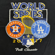 J- '17 MLB World Series Houston Astros Vs Los Angeles Dodgers Graphic Tee - L