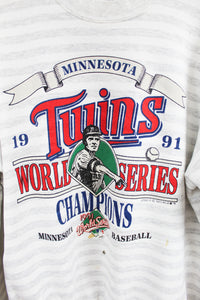 MLB Minnesota Twins 91' World Series Champ Crewneck