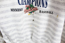 Load image into Gallery viewer, MLB Minnesota Twins 91&#39; World Series Champ Crewneck
