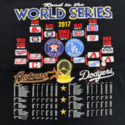 J- '17 MLB World Series Houston Astros Vs Los Angeles Dodgers Graphic Tee - L