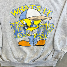 Load image into Gallery viewer, F- Vintage &#39;96 Looney Tunes Tweedy Bird What&#39;s It To Ya Crewneck
