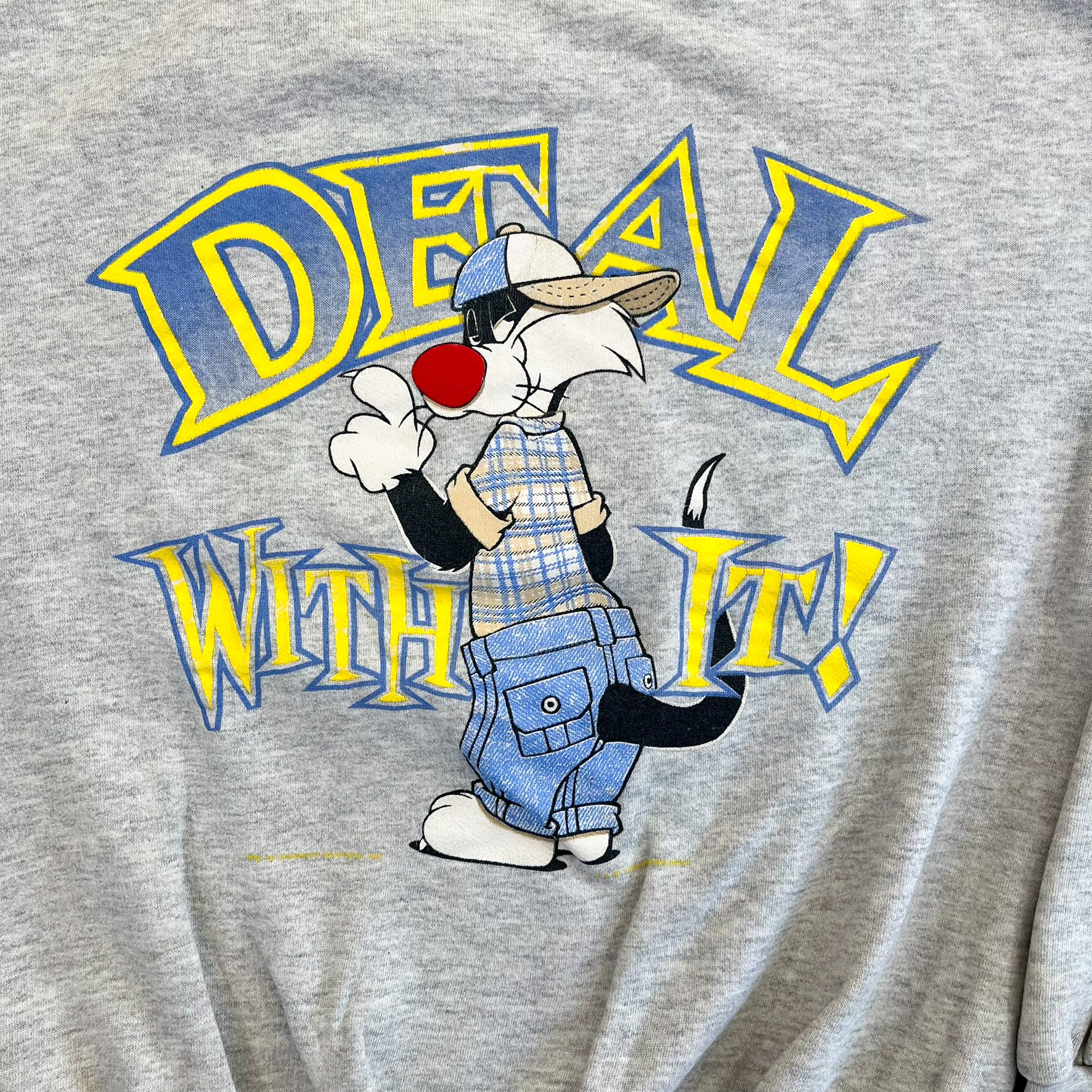 F- Vintage '96 Looney Tunes Tweedy Bird What's It To Ya Crewneck