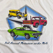 J- Vintage '96 3rd Annual Pentastars At The Park Car Graphic Single Stitch Tee - XL