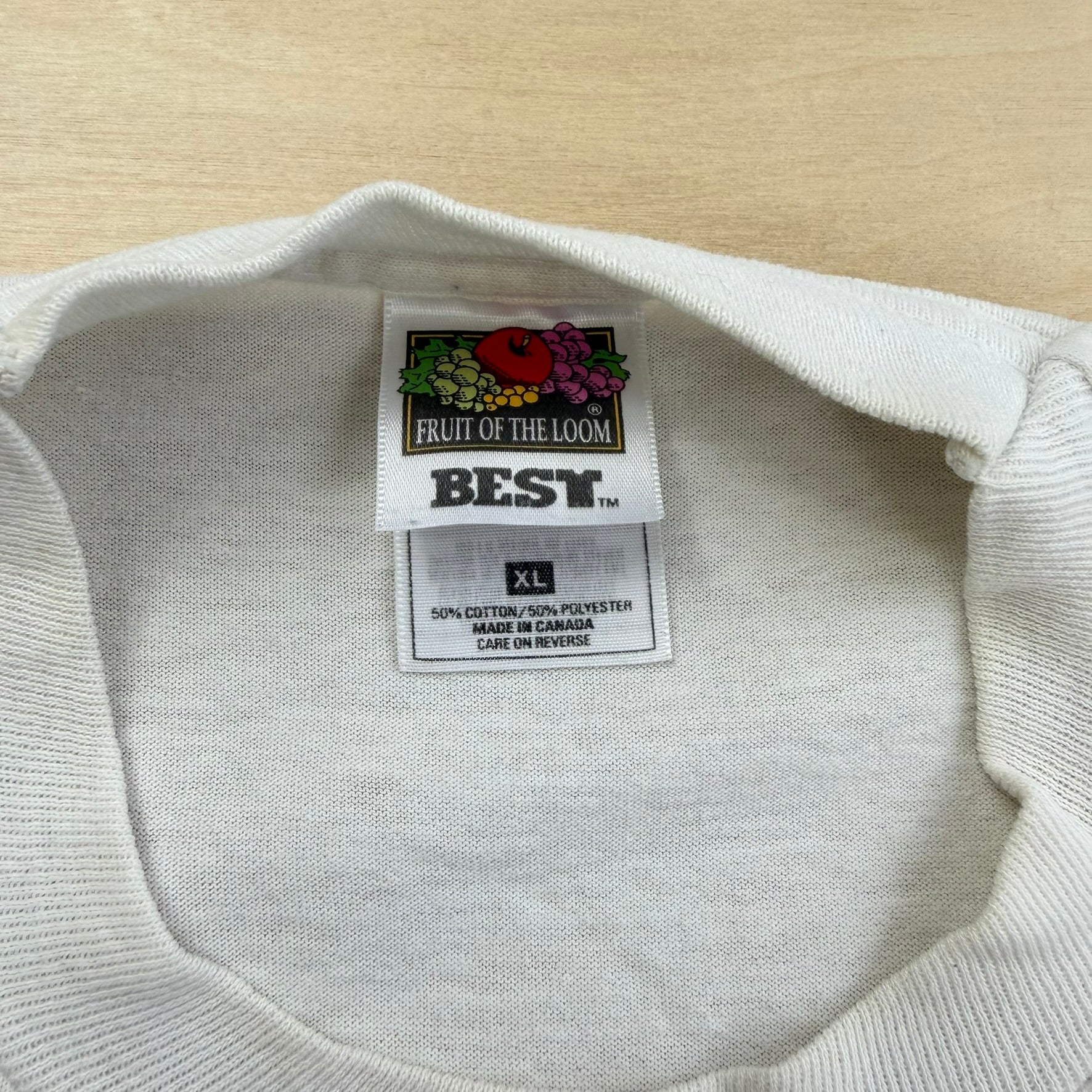 J- Vintage '96 3rd Annual Pentastars At The Park Car Graphic Single Stitch Tee - XL