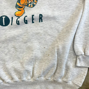 F- Vintage Disney Tigger Text & Graphic Crewneck