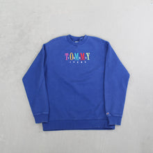 Load image into Gallery viewer, D- Vintage Tommy Hilfiger Jeans Embroidered Text Crewneck
