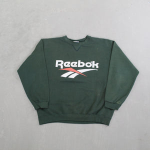 D- Vintage 90s Reebok Logo Graphic Crewneck