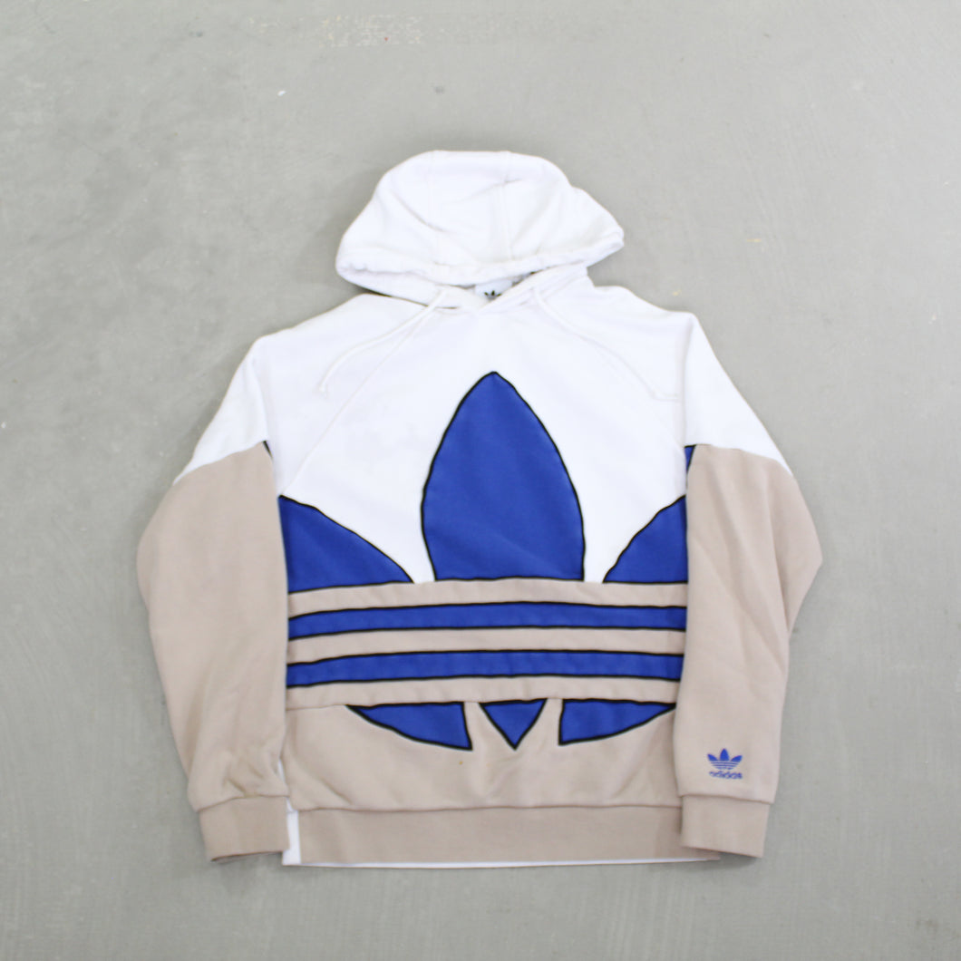 D- Vintage Adidas Embroidered Logo Hoodie