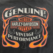 J- Vintage '12 Harley Davidson Kalispell Montana Graphic Long Sleeve Tee - 2XL