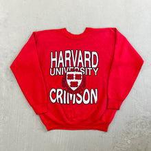Load image into Gallery viewer, F- Vintage Harvard University Crimson Text Crewneck

