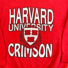 Load image into Gallery viewer, F- Vintage Harvard University Crimson Text Crewneck
