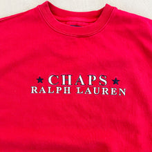 Load image into Gallery viewer, F- Vintage Chaps Ralph Lauren Embroidered Text Crewneck
