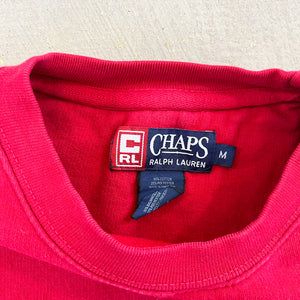 F- Vintage Chaps Ralph Lauren Embroidered Text Crewneck