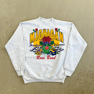 F- Vintage Rose Bowl Michigan Wolverines/Washington Huskies Crewneck