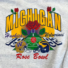 Load image into Gallery viewer, F- Vintage Rose Bowl Michigan Wolverines/Washington Huskies Crewneck
