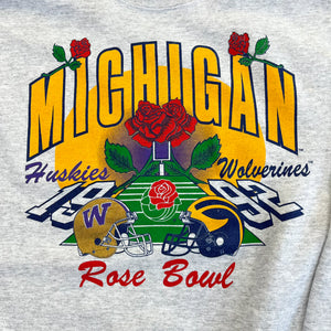 F- Vintage Rose Bowl Michigan Wolverines/Washington Huskies Crewneck