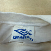 J- Vintage Umbro England The Soccer Company Graphic Made In USA Single Stitch Tee - L
