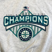 F- Vintage '01 Seattle Mariners ALW Champions MLB Crewneck
