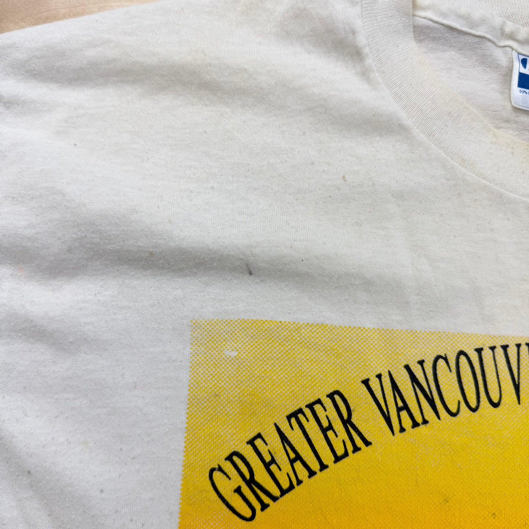 J- Vintage '89 Greater Vancouver Mustang Association Graphic Made In USA Single Stitch Tee - XL