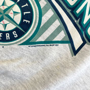 F- Vintage '01 Seattle Mariners ALW Champions MLB Crewneck