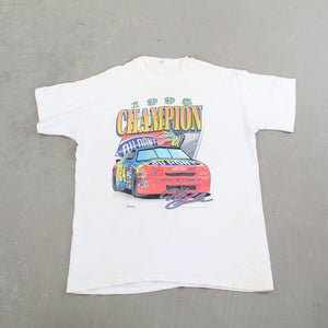 D- Vintage 1995 Nascar Jeff Gordon Hendricks Motorsports Champ Single Stitch Tee