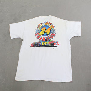 D- Vintage 1995 Nascar Jeff Gordon Hendricks Motorsports Champ Single Stitch Tee