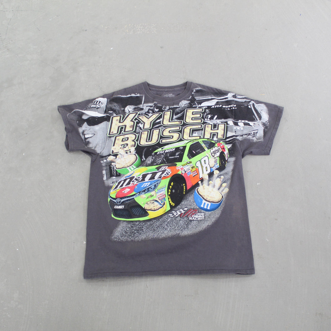 D- Vintage Nascar Kyle Busch M&Ms Car Tee
