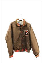 Load image into Gallery viewer, X - Vintage NFL Cleveland Browns Embroidered Satin Bomber Jacket
