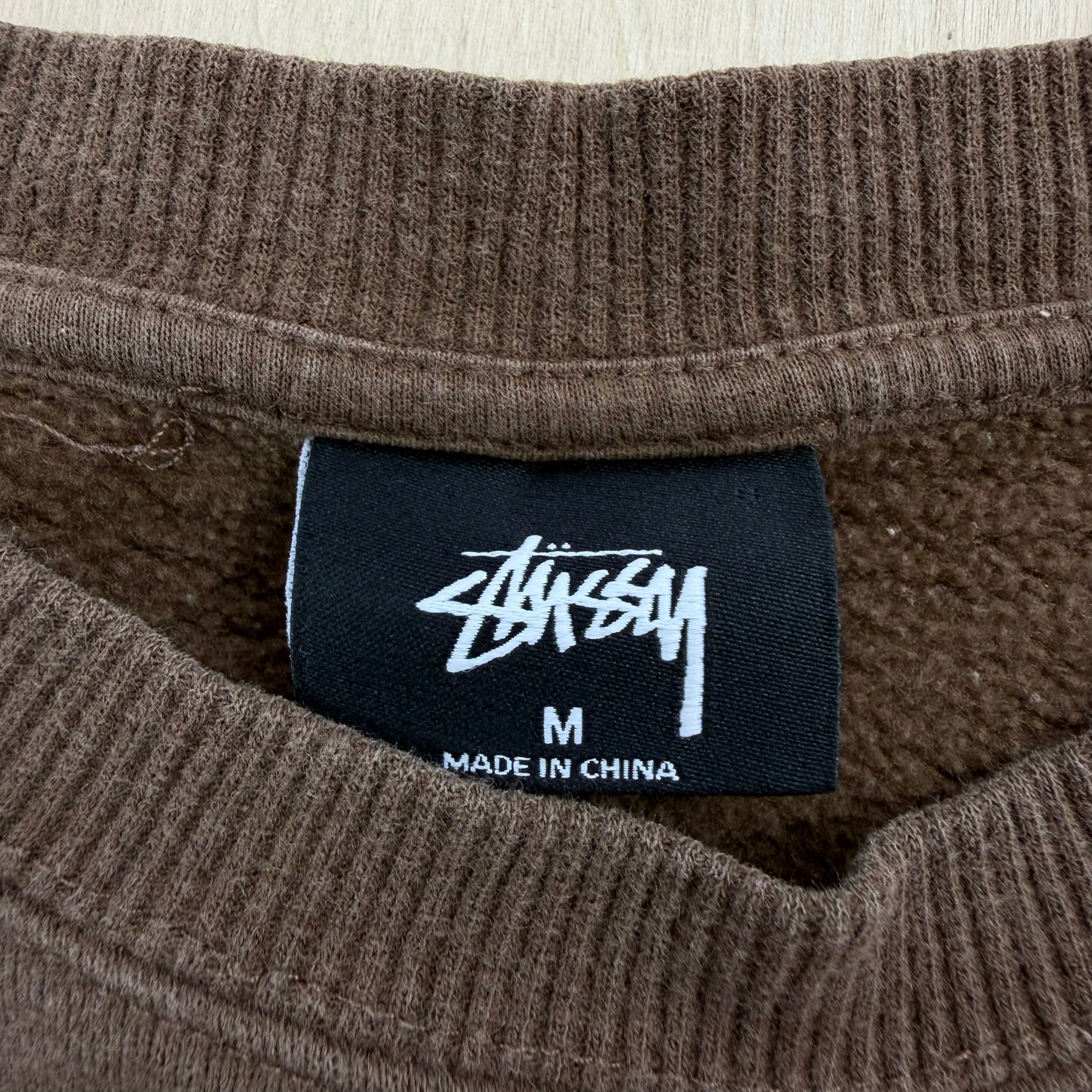 J- Vintage Stussy California Text Graphic Crewneck - M