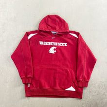 Load image into Gallery viewer, F- Vintage Nike Team Washington State Embroidered Text &amp; Logo Hoodie
