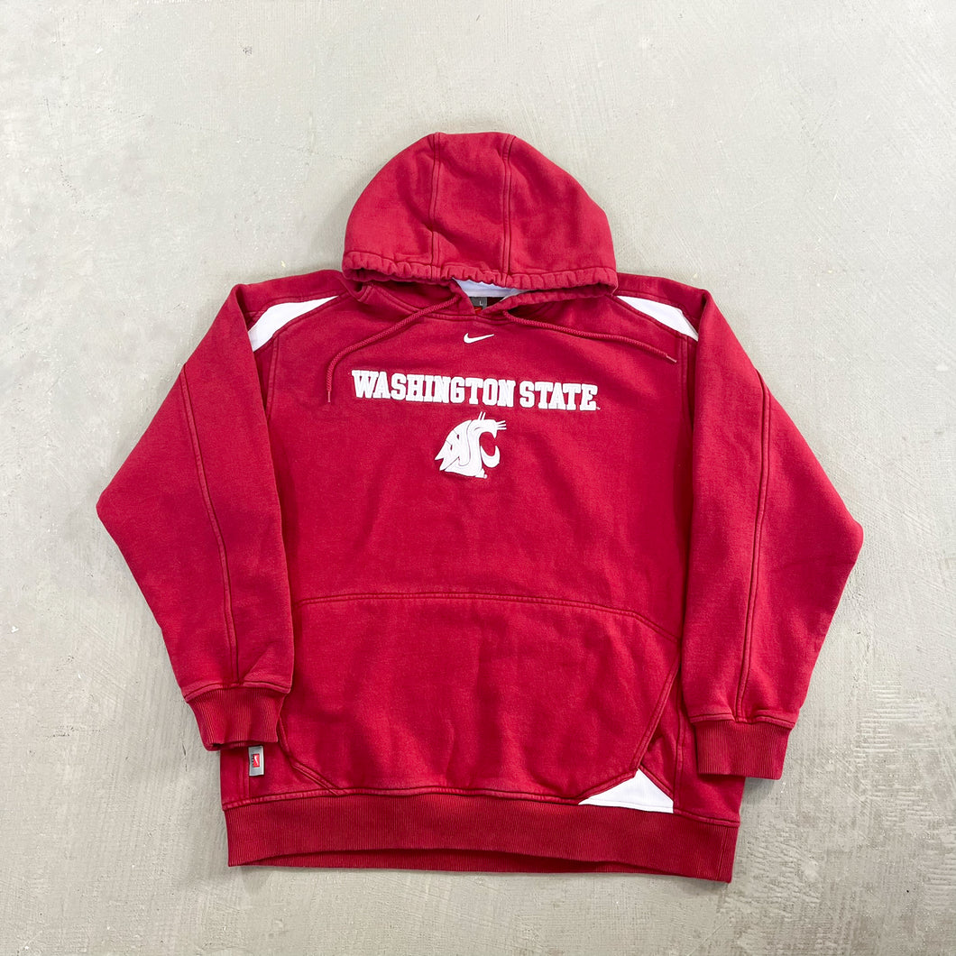 F- Vintage Nike Team Washington State Embroidered Text & Logo Hoodie
