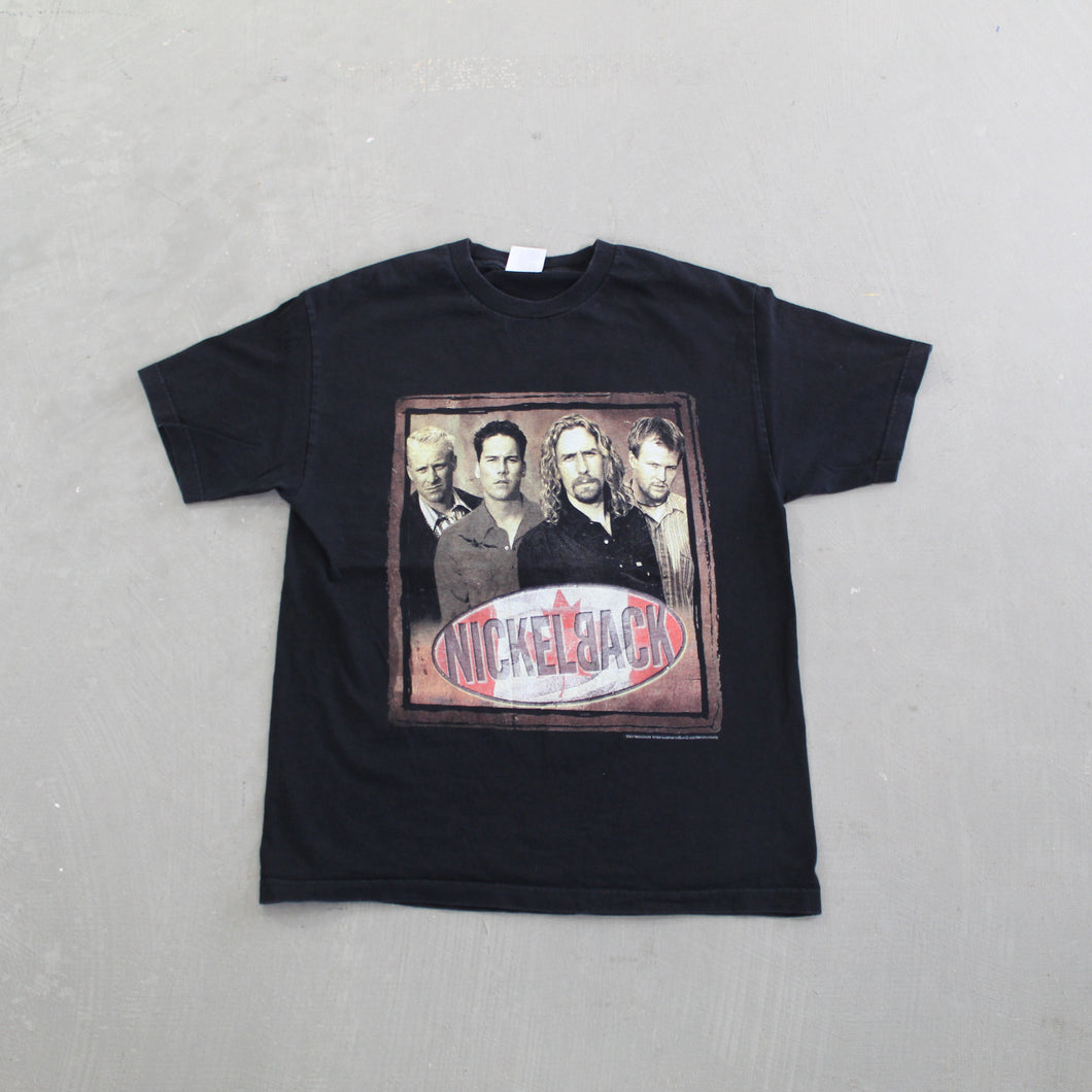D- Vintage 2001 Nickelback Silver Side Up Tour Picture Tee