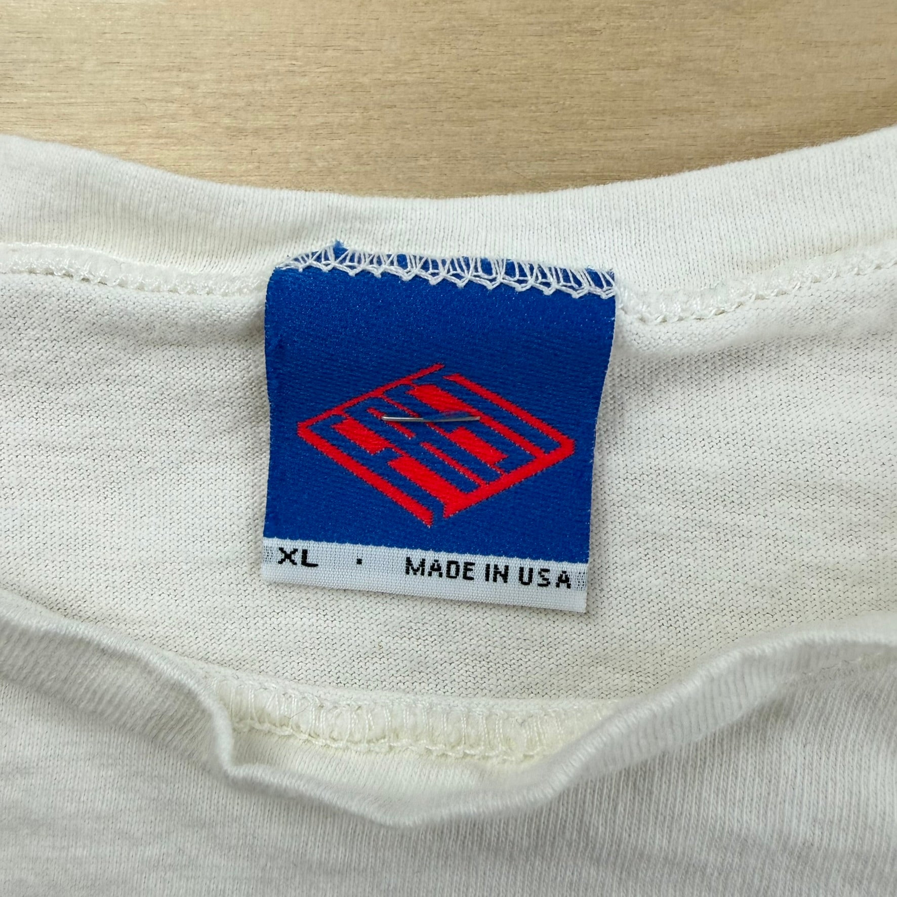 J- Vintage Duke University Blue Devils Basketball Made In USA Single Stitch Tee - XL