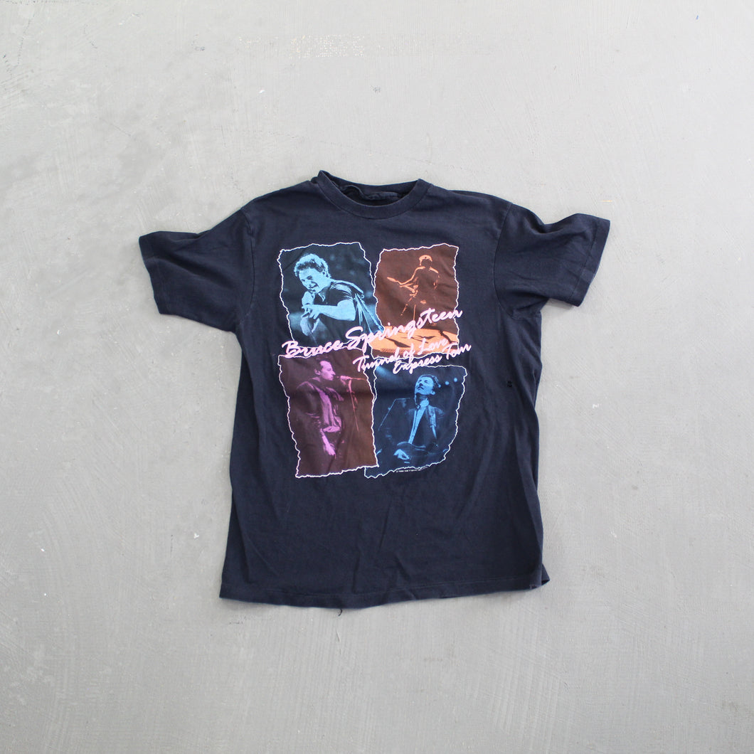 D- Vintage 1988 Bruce Springsteen Tunnel Of Love Express Tour Single Stitch Tee