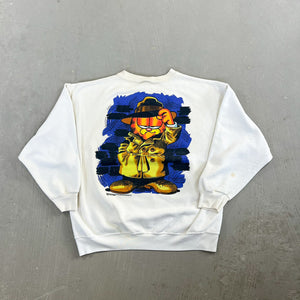 F- Vintage '78 Garfield Adventures Of Sam Spayed Graphic Crewneck