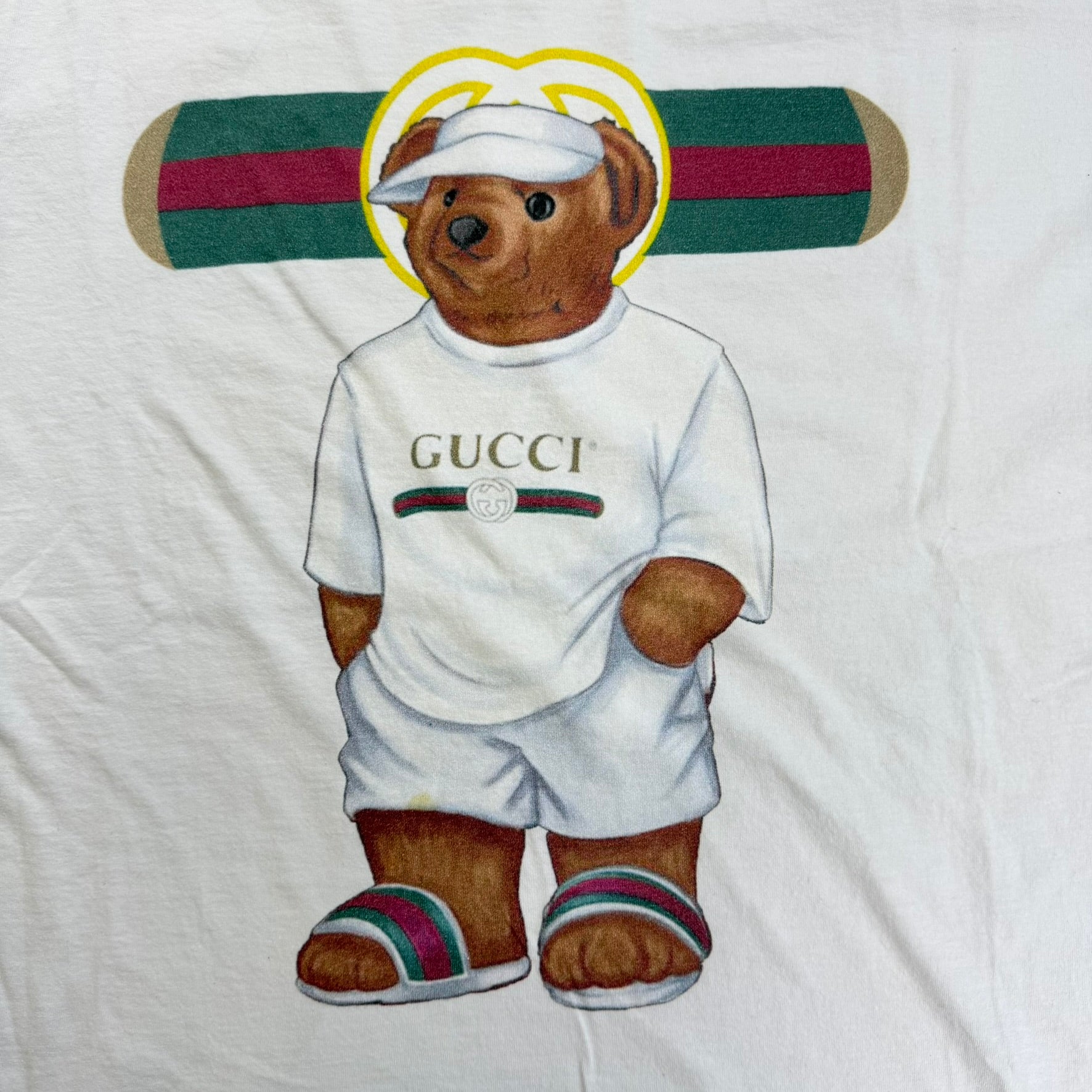 J- Bootleg Gucci Teddy Bear Graphic Tee - XL