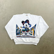 F- Vintage Disney Mickey Unlimited Jerry Leigh Mickey Mouse Graphic Crewneck