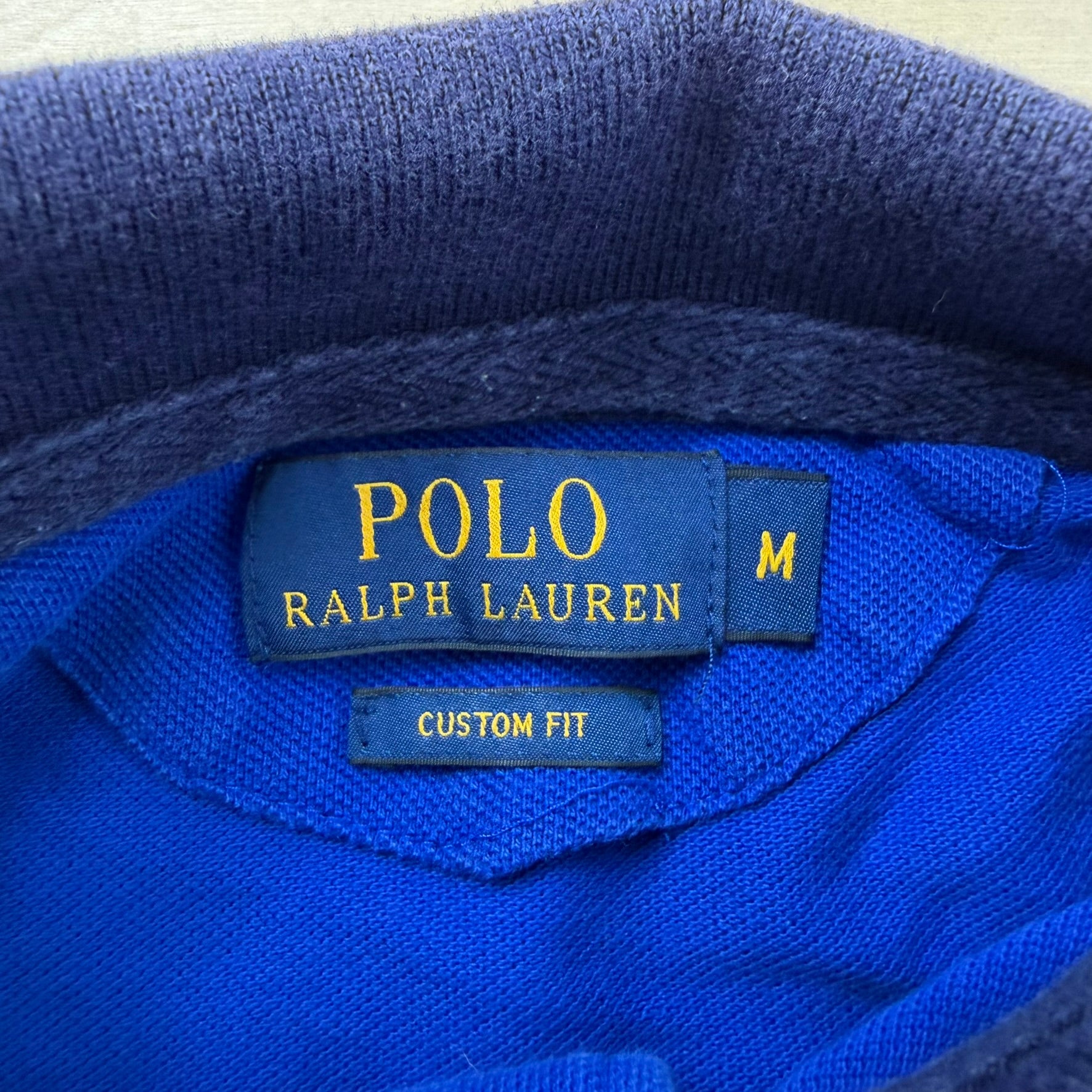 J- Vintage Polo Ralph Lauren Embroidered PRL Club Polo Shirt - M