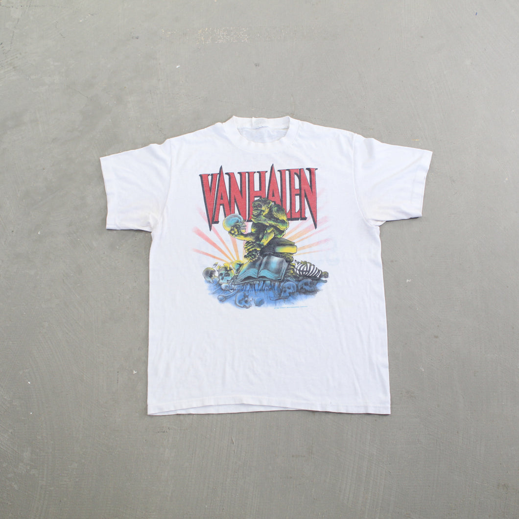 D- Vintage 1988 Van Halen Summer 88' Tour Yessup Single Stitch Graphic Tee