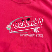 F- Vintage Washington State University Rose Bowl Embroidered Crewneck