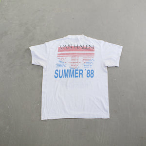 D- Vintage 1988 Van Halen Summer 88' Tour Yessup Single Stitch Graphic Tee