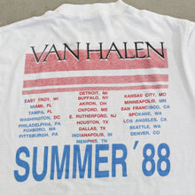 Load image into Gallery viewer, D- Vintage 1988 Van Halen Summer 88&#39; Tour Yessup Single Stitch Graphic Tee
