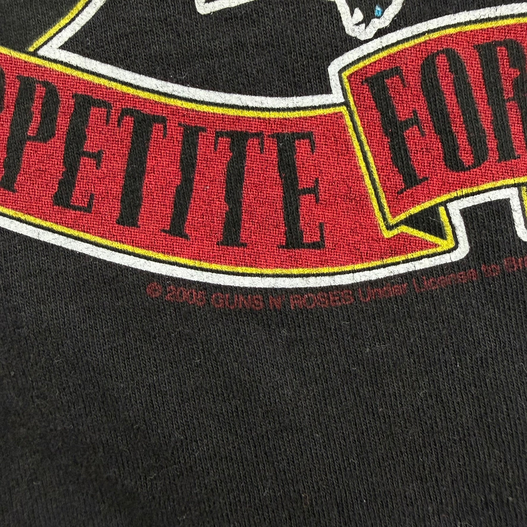 J- Vintage '05 Guns & Roses Appetite For Destruction Graphic Tee - XL