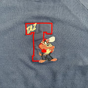 F- Vintage '92 Looney Tunes Taz Embroidered Graphic Crewneck