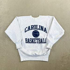 F- Vintage Champion Reverse Weave Carolina Basketball Crewneck
