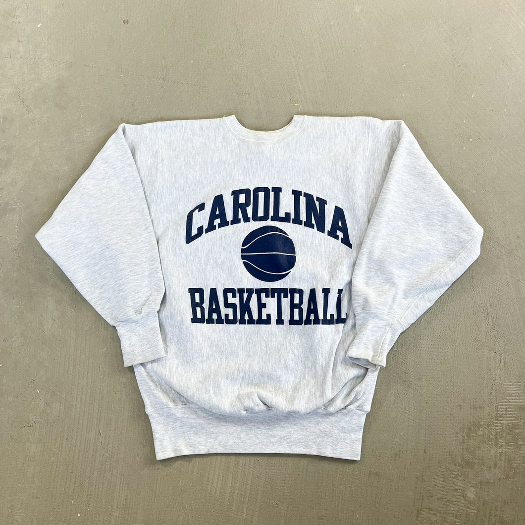 F- Vintage Champion Reverse Weave Carolina Basketball Crewneck