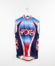 Load image into Gallery viewer, Spokes Sleeveless Cycling Jersey
